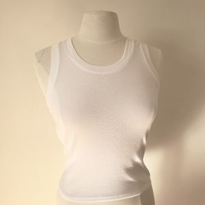 White free people tank